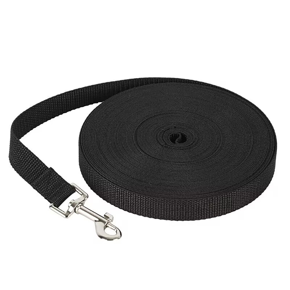 High-Quality Nylon Dog Leash, Dog Training Leash with Reflective Material for Night Safety, Training Dog Leash for Obedience and Recall Training Ideal for All Dog Sizes