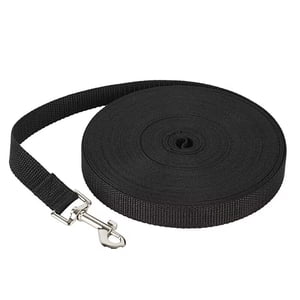 High-Quality Nylon Dog Leash, Dog Training Leash with Reflective Material for Night Safety, Training Dog Leash for Obedience and Recall Training Ideal for All Dog Sizes