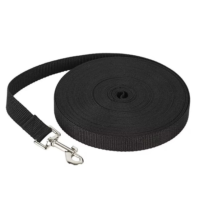 High-Quality Nylon Dog Leash, Dog Training Leash with Reflective Material for Night Safety, Training Dog Leash for Obedience and Recall Training Ideal for All Dog Sizes