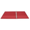 thumbnail image 2 of School Smart Polypropylene Round Ring Binder, 1 in, Red, 2 of 7