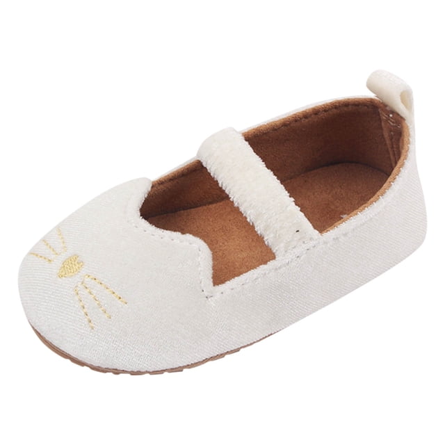 EDFBUYKRS Baby Sports Shoes Fashion New Pattern Cute Cat Hook Loop Breathable Flat Bottom Comfortable Sandals