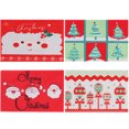 thumbnail image 1 of Coofit Christmas Placemats Decorative Cute 4PCS Table Mats Holiday Placemats for Home, 1 of 10