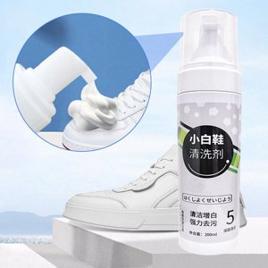 Openpig Shoe Cleaner Spray, White Sneaker Cleaner, Compact Shoe Cleaning Spray Bottle for Sneakers, Rubber Shoes, Canvas Shoes