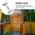 thumbnail image 3 of 3 Sets Stainless Steel Flips Latch Safety Door Flips Lock Bolt Latch Flips Lock with Screws, 3 of 9