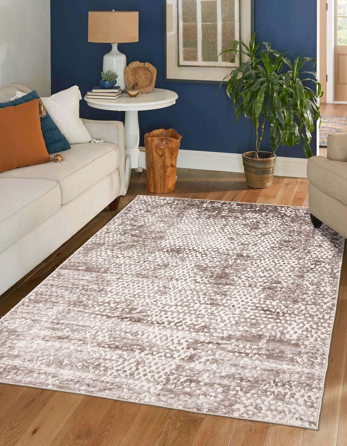 ECARPET Sarah 5'0" x 8'0" Contemporary/Modern Area Rug for Living Room, Bedroom, Dining Room, Entrance, Hallway and More.