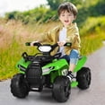 thumbnail image 2 of Costway 6V Kids ATV Quad Electric Ride On Car Toy Toddler w/LED Light&MP3 Green, 2 of 10