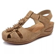 thumbnail image 2 of Kcodviy Chaussures Confortables à Semelle Ajourée Chaussures Décontractées pour Femmes Dames Bout Rond à la Cheville Chaussures pour Femmes Sandales Décontractées Souples Chaussures Décontractées pour Femmes Filles Chaussures de Bureau Décontractées pour Femmes Chaussures Décontractées pour Femmes, 2 of 4