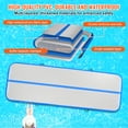 thumbnail image 3 of VEVOR Gymnastics Air Mat, 4 inch Thickness Inflatable Gymnastics Tumbling Mat, Tumble Track with Electric Pump, Training Mats, 3 of 9