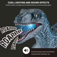 thumbnail image 2 of Remote Control Dinosaur Toys RC Dinosaur with LED Light Roaring for Kids Boys Girls Simulated, 2 of 8