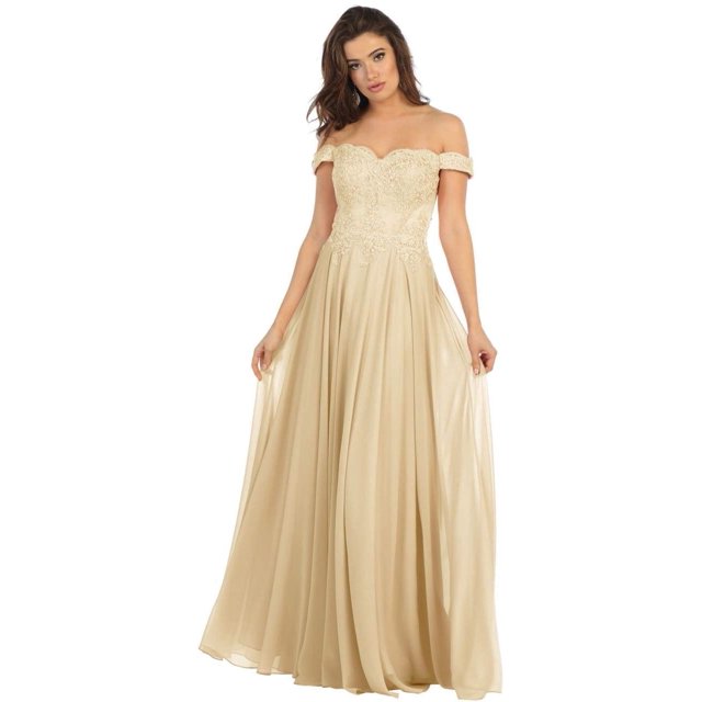 Off Shoulder Bridesmaids Dress