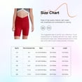 thumbnail image 5 of Doomiva Girls Athletic Swim Shorts Solid Color Shorts Sport Cheer Workout Running Navy Blue 110, 5 of 5