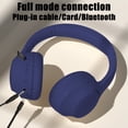 thumbnail image 4 of Speakers Bluetooth Wireless,Headphones Wireless Bluetooth,Head Mounted Wired and Wireless Double Mode Foldable Soft Headband Low Latency High Battery 5.4 Sports Gaming Bluetooth Headphones Earphones, 4 of 9