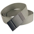 thumbnail image 2 of Three Generations Of Metal Plate Buckle Casual Men'S Belt Durable Nylon Belt, 2 of 4