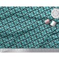 thumbnail image 3 of Soimoi Crepe Silk Fabric Geometric Abstract Print Fabric by The Yard 42 Inch Wide, 3 of 3