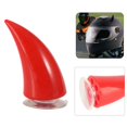 thumbnail image 1 of Motorcycle Helmet Devil  Horn Sucker Decoration, Elastic Design, Red Black Orange Green ,  Rubber Material, 1 of 8