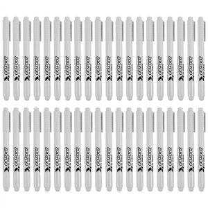 40PC Marqueur de stylo en craie liquide pour les fenêtres en verre tableau craie noir blanc