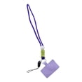 thumbnail image 1 of ziyahi Universal Mobile Phone Lanyard Adjustable Detachable Neck Hanging Rope Microfiber Reusable Anti-lost Strap for Climbing Purple Short, 1 of 5