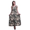 thumbnail image 1 of Bimba Robe Longue Décontractée pour Femmes en Rayonne à Bretelles Spaghetti, Maxi Robe d'Été - Grande, 1 of 1