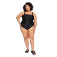thumbnail image 2 of George Plus Women's Ruched Tankini, 2 of 6