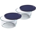 thumbnail image 3 of Lids For Pyrex And Anchor Round Glass Containers Works (2-Cups, Blue - 4 PACK), 3 of 6