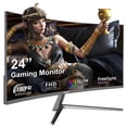 thumbnail image 1 of DJiEX 24 Inch Curved Gaming Monitor 180Hz Immersion, MPRT 1ms,99% sRGB HDR FHD1080P Computer Monitor Freesync HDMI DP Ports,Frameless, Eye Care, VESA, 1 of 9