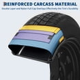 thumbnail image 3 of 2-Pack ST205/75D14 Trailer Tires on 14" Black Rims - 6PR Load Range C - 5 Lug 4.5" Bolt Design - Heavy Duty, All-Weather, Easy Assembly - Utility, Boat, Camper, Cargo Trailers, 3 of 6