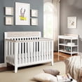 thumbnail image 2 of Suite Bebe 22566-WNAT 34 x 37.5 x 18 Po Hayes Table à Langer, Blanc et Naturel, 2 of 9