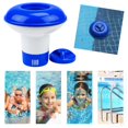 thumbnail image 2 of Lttoisl Distributeur Flottant de Produits Chimiques pour Piscine : Porte-Comprimés de Chlore pour Piscines Creusées et hors Terre - Facile à Utiliser, Distribution Uniforme, Design Vert (4.7 Pouces x 4.6 Pouces x 1.8 Pouces), 2 of 8
