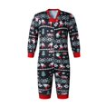 thumbnail image 3 of Family Matching Christmas Pajamas Set Holiday Snowflake Sleepwear  PJS Set for Couples and Kids, 3 of 4