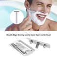 thumbnail image 2 of Amdohai Double Edge Shaving Safety Razor Open Comb Head Men Safety Razor Head Shaving Tool, 2 of 3