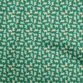 thumbnail image 1 of oneOone Coton Flex Vert Tissu Animal Matière de Robe Tissu Imprimé Tissu au Mètre 40 Pouces de Large, 1 of 5