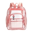 thumbnail image 1 of Pompotops Sac à Dos Transparent Sac à Dos Mini Transparent Sac de Plage Sac à Dos Sac de Rangement Sac d'École pour Étudiant Liquidation, 1 of 8