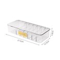 thumbnail image 3 of CQCYD 3Pcs Cable Organizer Box, Desktop Storage Box for Chargers Cables Earphones, Plastic Drawer Organizer, Phone Charger Cord Management, Multifunctional Data Cable Storage, 3 of 9