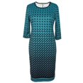 thumbnail image 4 of LSLJS Women Round-Neck Solid Color Temperament Long Sleeve Outerwear Blazer Dress, Plus Size Dress, 4 of 8
