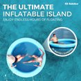thumbnail image 4 of SOLSTICE Circular Inflatable Mesh Dock Platform for Lake Boat Pool Ocean, 8', 4 of 6