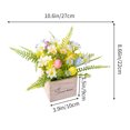 thumbnail image 3 of TIMIFIS Wood Holidays Decorations, Home Decor Spring Easter Simulation Home Holiday Decoration Centerpieces Fake Flowers Colored Eggs Spring Decoration Table Pendant, 3 of 6