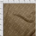 thumbnail image 3 of oneOone Polyester Spandex Light Brown Fabric Floral Sewing Material Print Fabric By The Yard 56 Inch Wide, 3 of 5