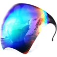 thumbnail image 1 of FEISEDY Visière Intégrale pour le Visage Lunettes de Protection Écran Miroir Lunettes de Soleil Anti-Buée B2781, 1 of 5