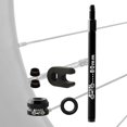 thumbnail image 4 of S SERENABLE Tubeless Extension Valve Extender Carbon Rim Kit with Central Dice - 80mm Black, 4 of 9