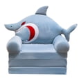 thumbnail image 1 of Plush Folding Children's Sofa Backrest Armchair 2 In 1 Folding Children's Sofa Cute Cartoon Lazy Sofa Without Padding Or Padding Core, 1 of 3