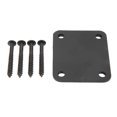 thumbnail image 3 of Electric Guitar Neck Plate, Electric Guitar Back Mounting Plate Beautiful Rustproof Easy To Install Durable  For Bass Gold,Black,Silver, 3 of 8