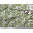 thumbnail image 2 of Soimoi Feuilles de Tissu de Velours & Tissu Imprimé Floral 1 Yard 58 Inch Wide, 2 of 3