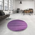 thumbnail image 4 of Ahgly Tapis Rectangulaire Lavable en Machine Intérieur Transitionnel Violet, 3 Pieds x 5 Pieds, 4 of 7