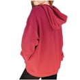 thumbnail image 1 of MeetoTime Girls Hoodie with Pockets Fall Oversized Hooded Sweatshirt Long Sleeve Gradient Casual Pullover 2-14 Years, 1 of 4