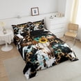 thumbnail image 3 of Erosebridal Rustic Skeleton Comforter Sets Queen Size, Western Animal Comforters & Duvets, Leopard Print Decor, Reversible 3pcs, 3 of 8