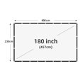 thumbnail image 2 of Écran de Projecteur Portable Pliable 60-200 Pouces Haute Densité Blanc Sans Plis Doux, 2 of 6