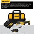 thumbnail image 3 of DEWALT 20V MAX* XR Oscillating Tool Kit, 3-Speed (DCS356C1), 3 of 5