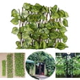 thumbnail image 4 of thinsony Écran d'Intimité Rétractable pour Clôture de Jardin Extérieur Feuille de Melon D\'eau, 4 of 9