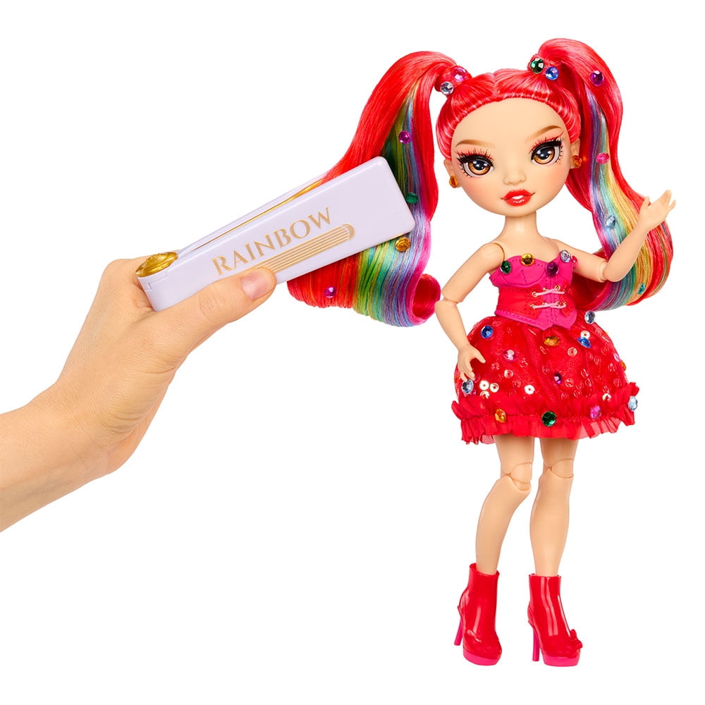 Poupées-mannequins Rainbow High Be Dazzling - Vivienne Rouge (rouge) avec appareil à strass et gemmes scintillantes
