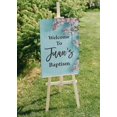 thumbnail image 5 of Darling Souvenir MADE WITH LOVE PersonalizedWelcomeSignFor Baptism,FlowerParty Supplies Great For Your Celebrations- 18x 12, 5 of 5